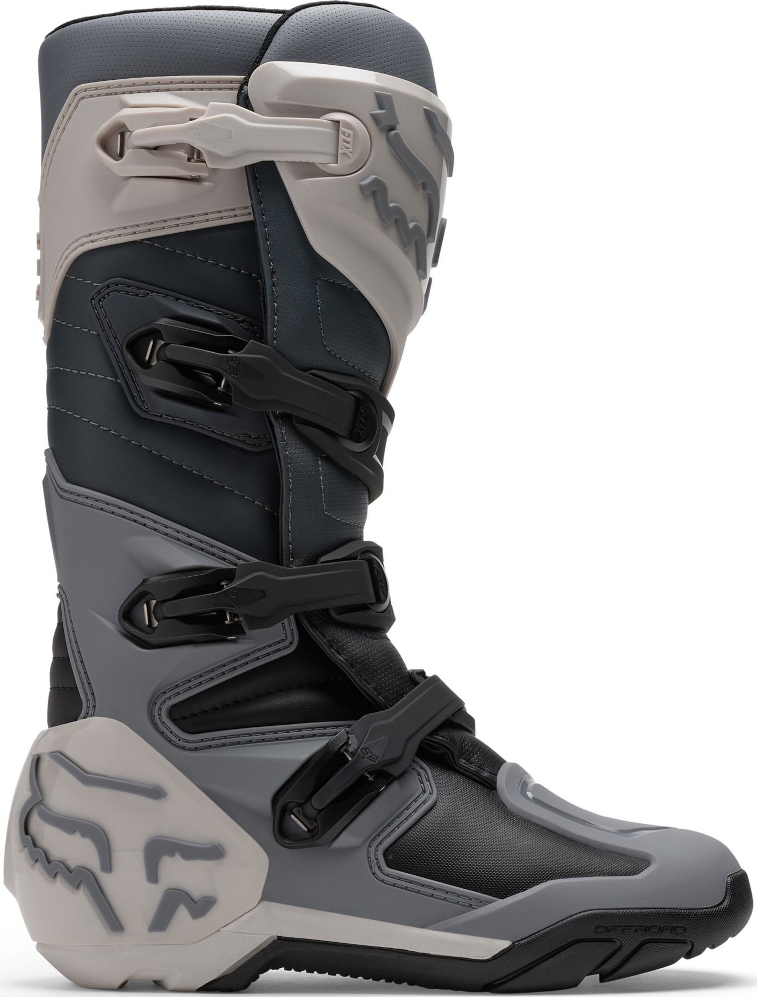 FOX Comp X Motocross støvler beige/sort/grå/sand 9,5 Figur 2
