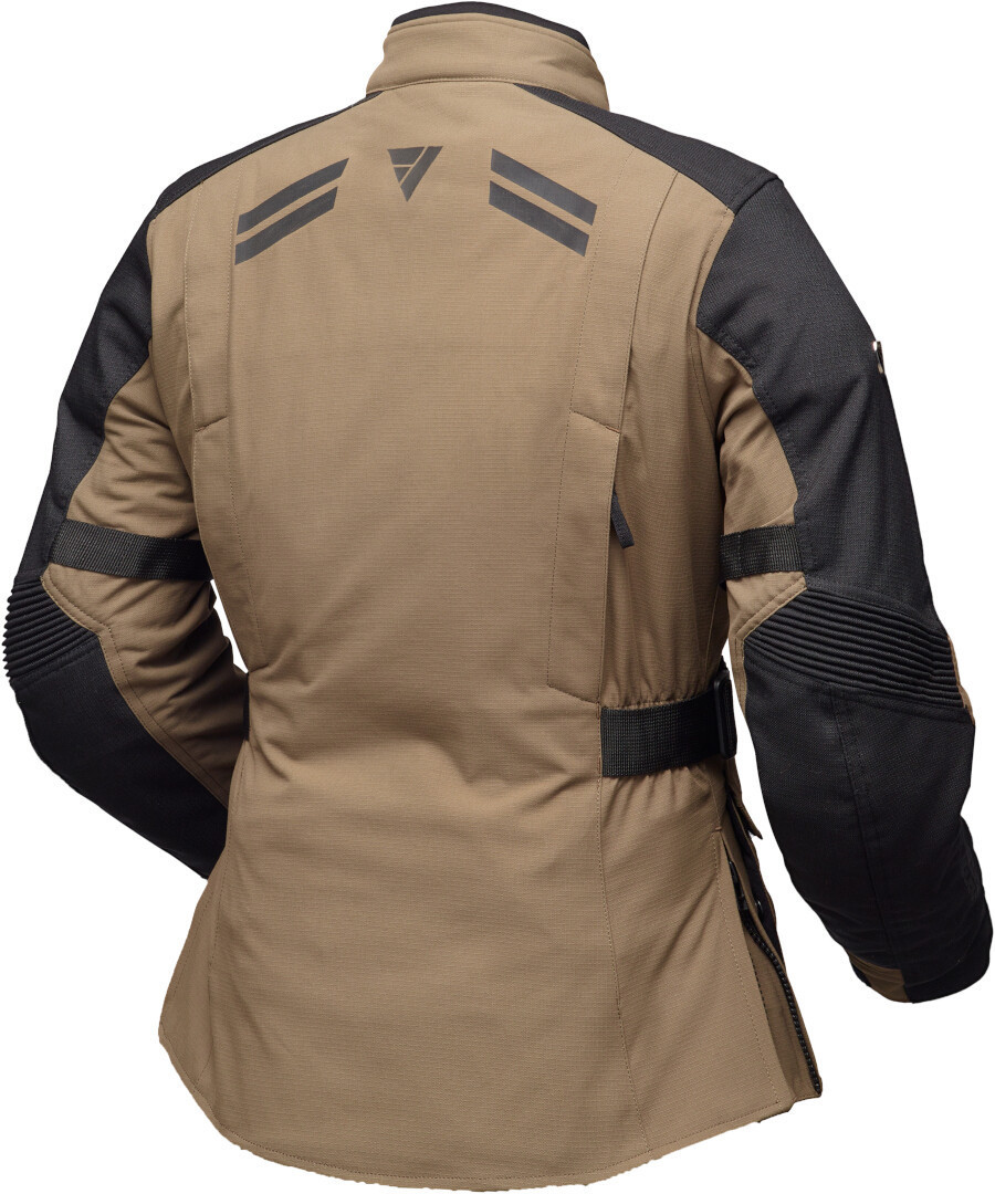 Modeka Lucano waterproof Ladies Motorcycle Textile Jacket Khaki/Black 38 Figure 3