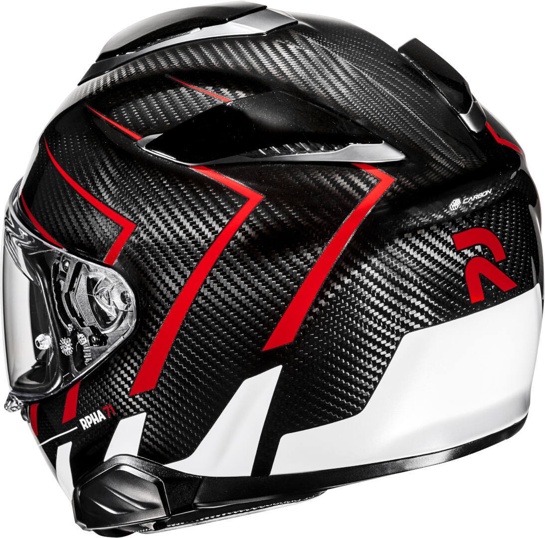 HJC RPHA 71 Carbon Cano Casco nero/bianco/rosso S (55/56) Figura 2