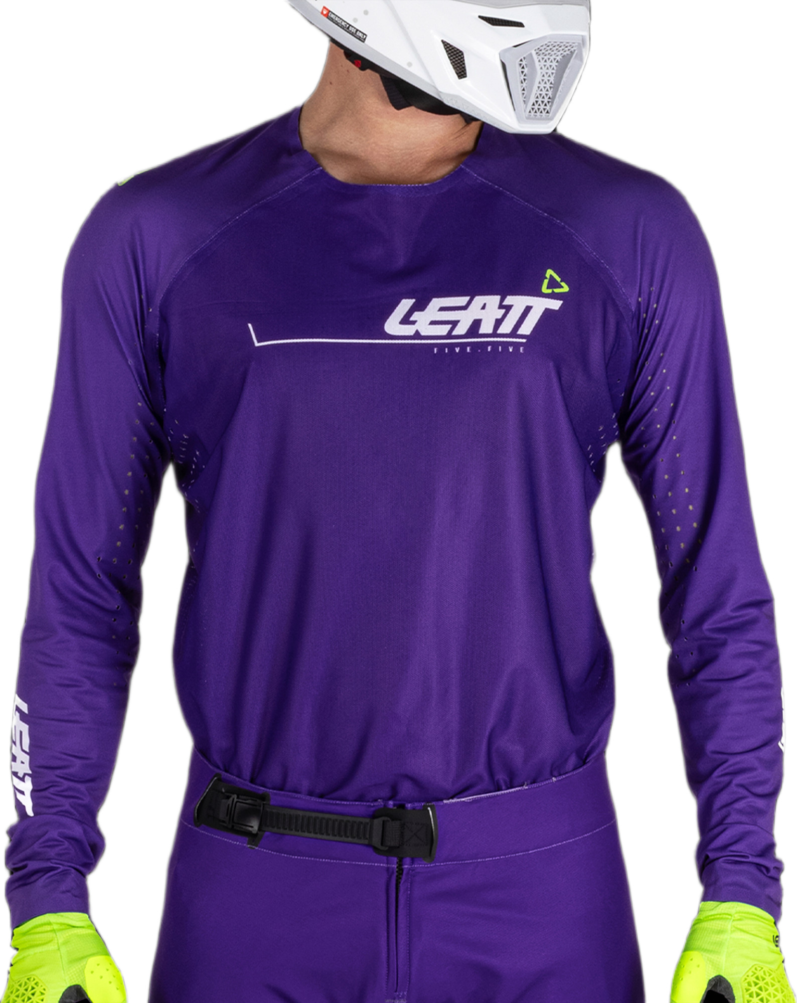 Leatt Moto 5.5 UltraWeld V26 Motocross tröja lila 2XL Figur 3