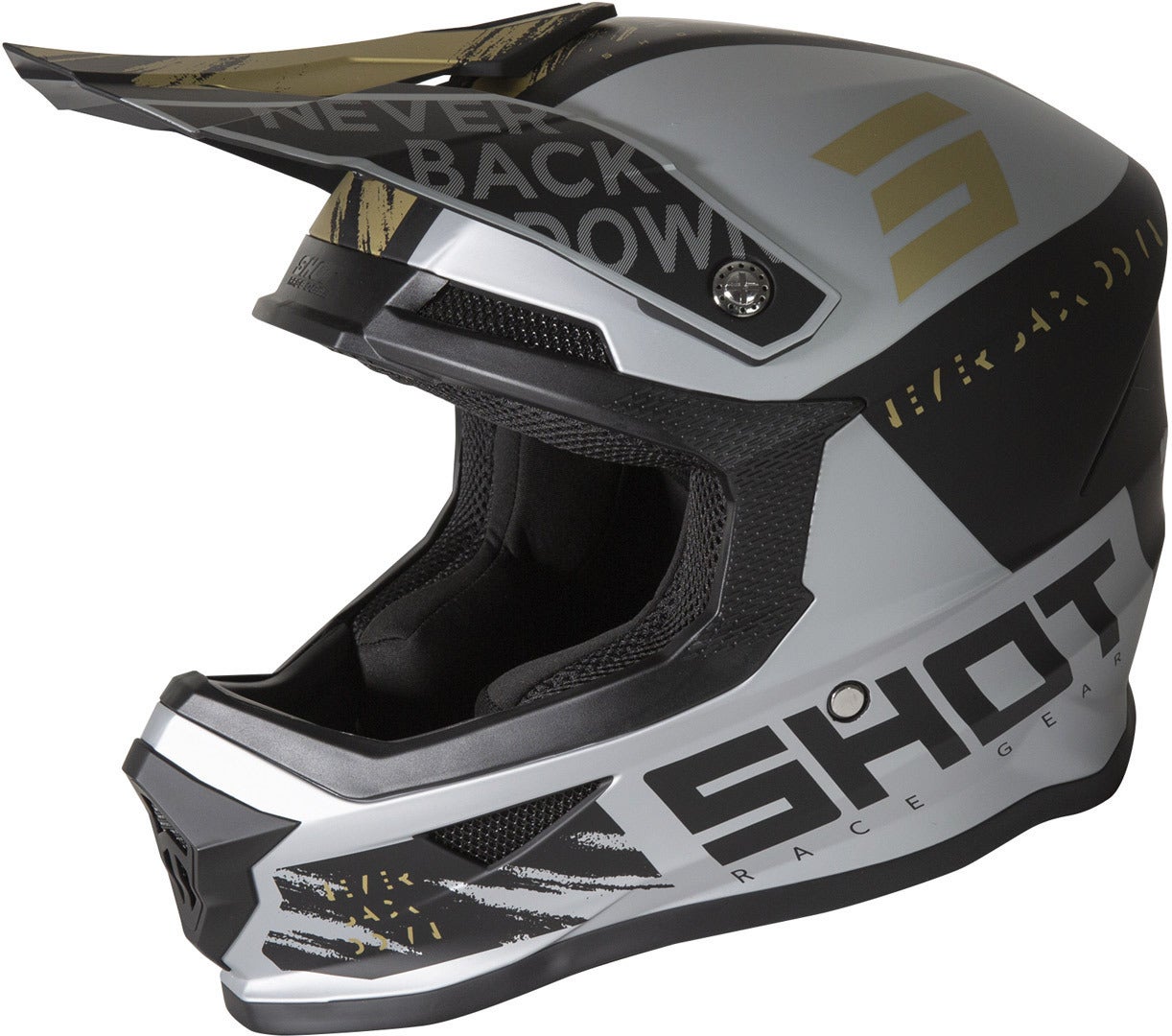 Shot Furious Draw Kask motocrossowy Złoto S (55/56) Rysunek 1