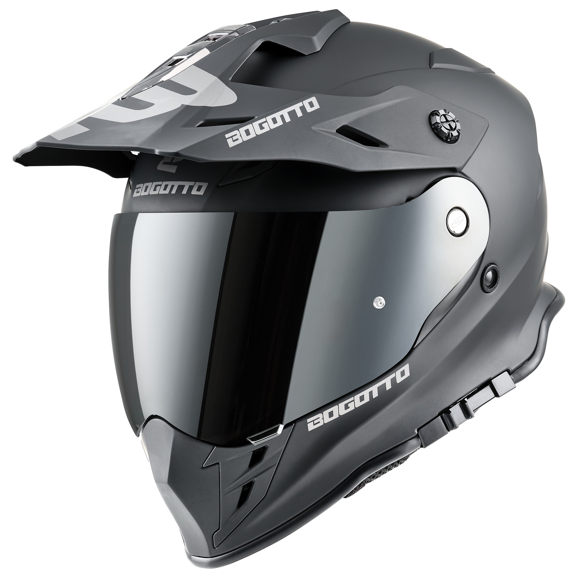 Bogotto H331 Enduro sisak Black Matt S (55/56) 11. ábráz