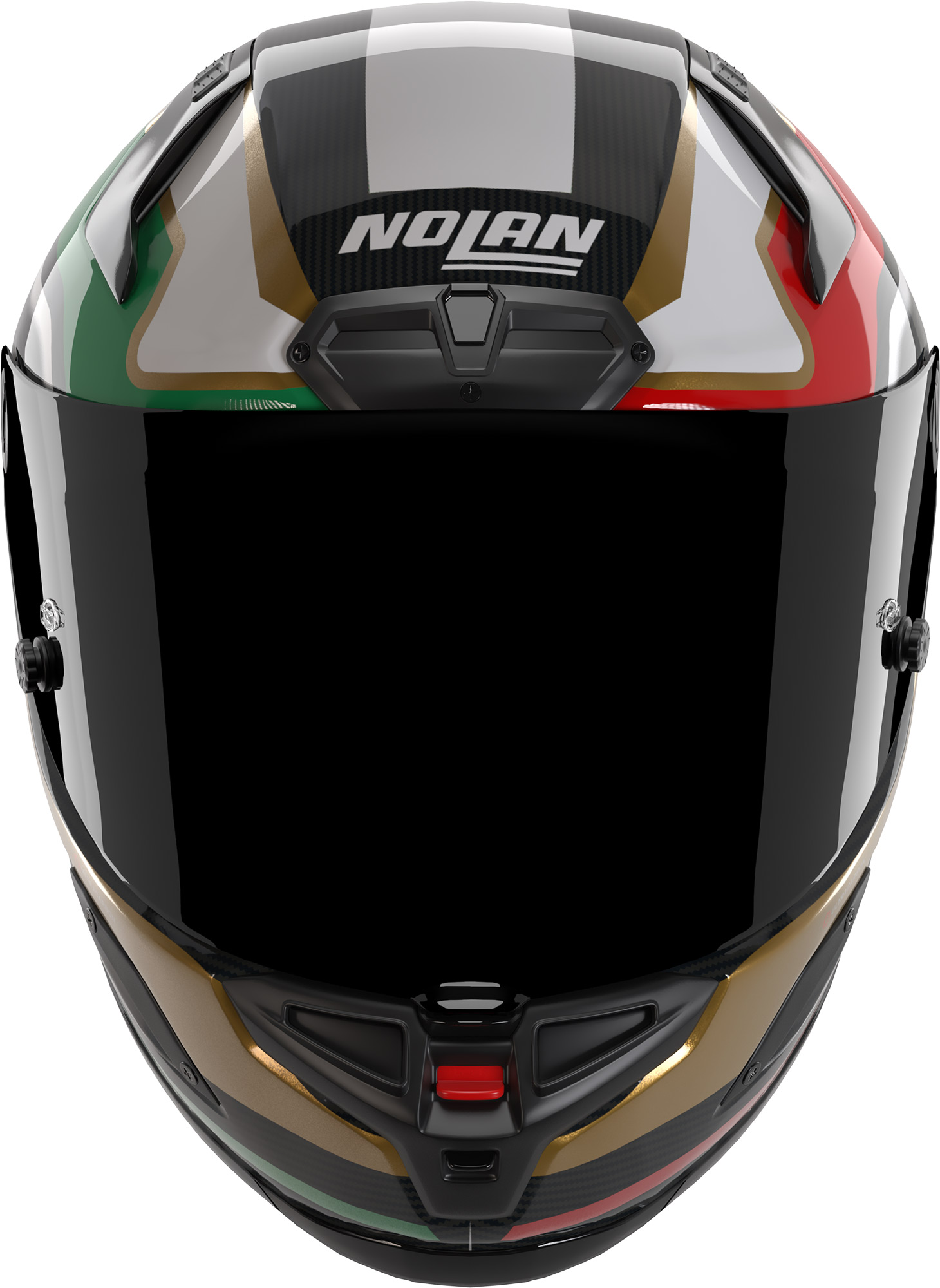 Side view of Nolan X-804 RS Ultra Carbon Piega Helmet