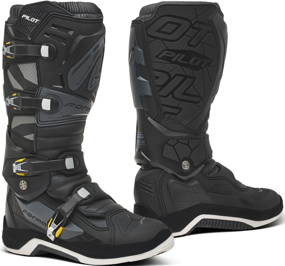 Forma Pilot Motocross Boots black/anthracite 42 Figure 1