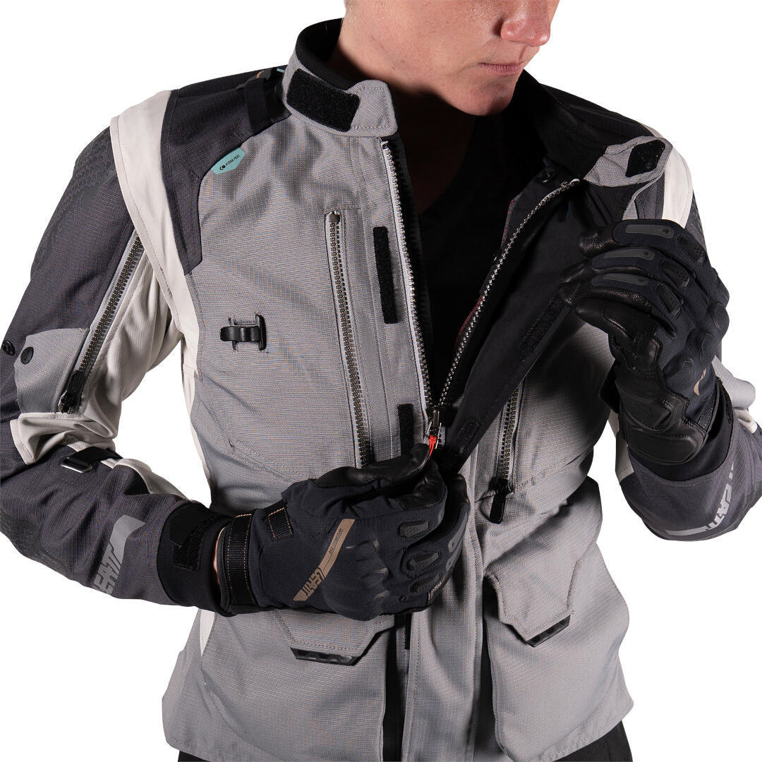 Leatt ADV Multitour 5.5 Ladies Motorcycle Textile Jacket dark grey/light grey M Figure 6