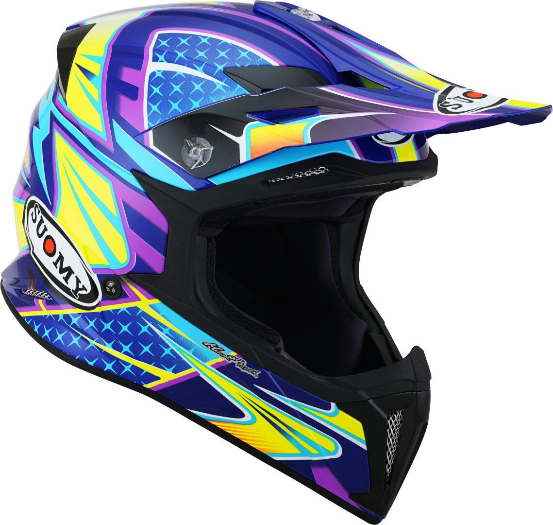 Suomy X-Wing Duel Casco motocross viola/giallo L (59/60) Figura 7