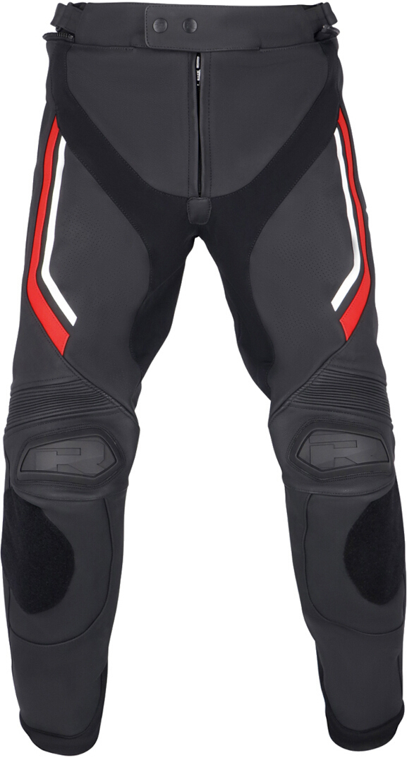 Richa Matrix 2 Motorcycle Leather Pants black/white/red 60 Figure 2