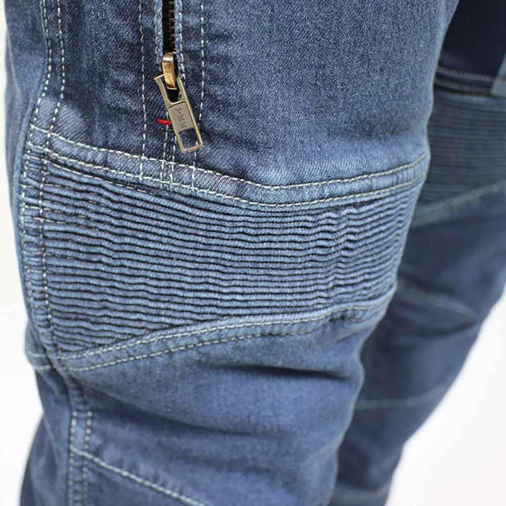 Trilobite Parado AAAA Doublelayer Slim Motorcykeljeans blå 40/34 Figur 6