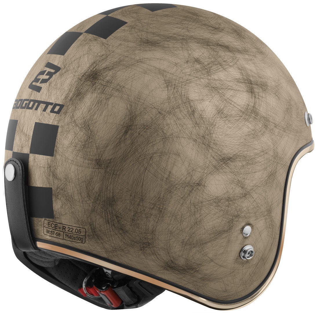 Bogotto V541 Scacco Cască cu reacție Bronz matt M Figura 3