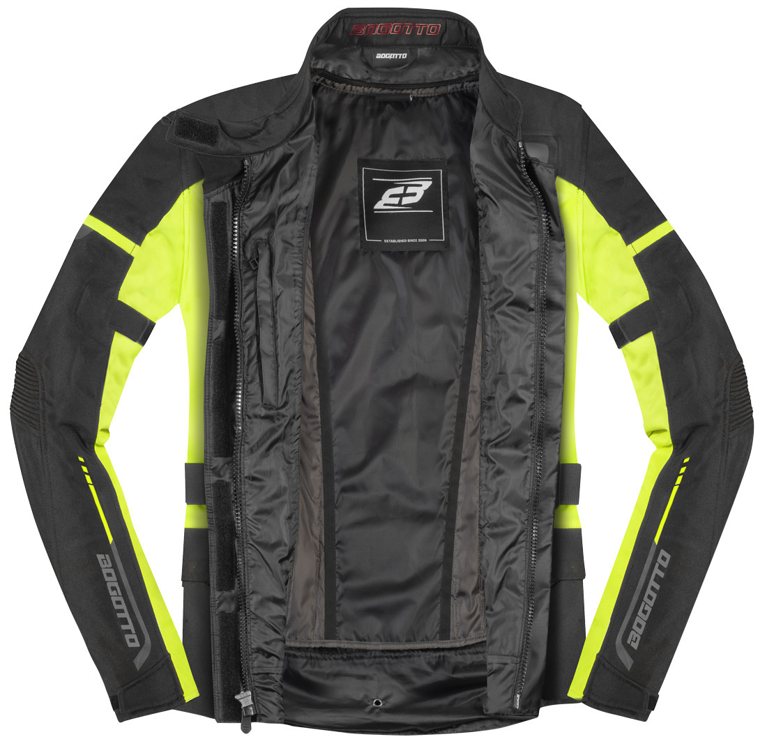 Bogotto Azury 2in1 Jachetă textilă impermeabilă pentru motociclete negru/neon 3XL Figura 4