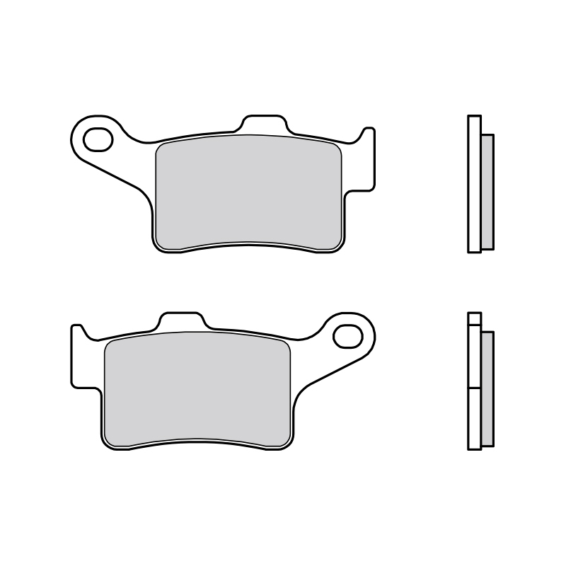 Brembo S.p.A. Sintrade bromsbelägg i metall - 07GR88SA Figur 2