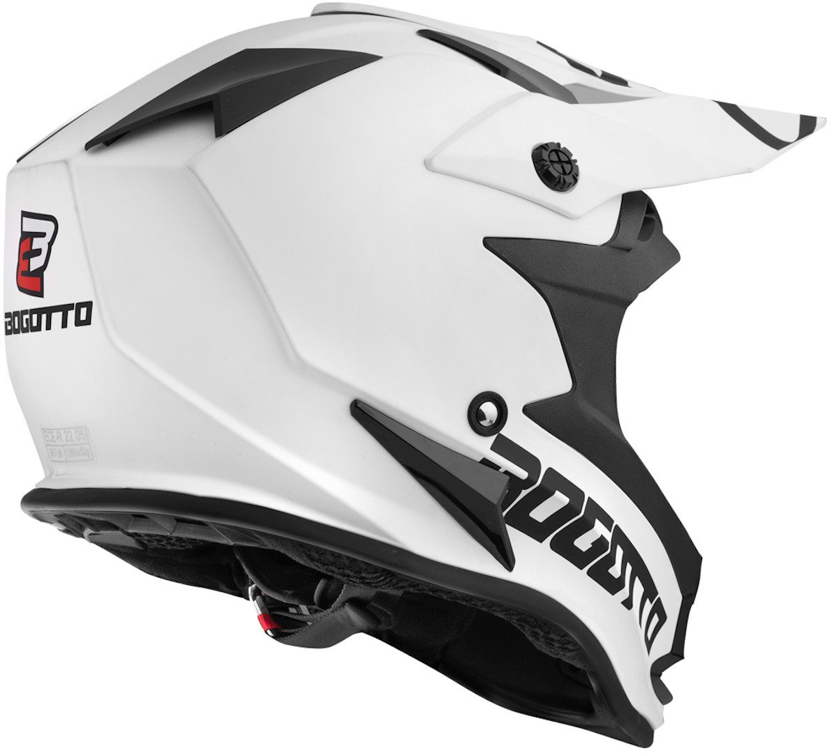 Bogotto V321 Solid Kask motocrossowy White Matt M Rysunek 2