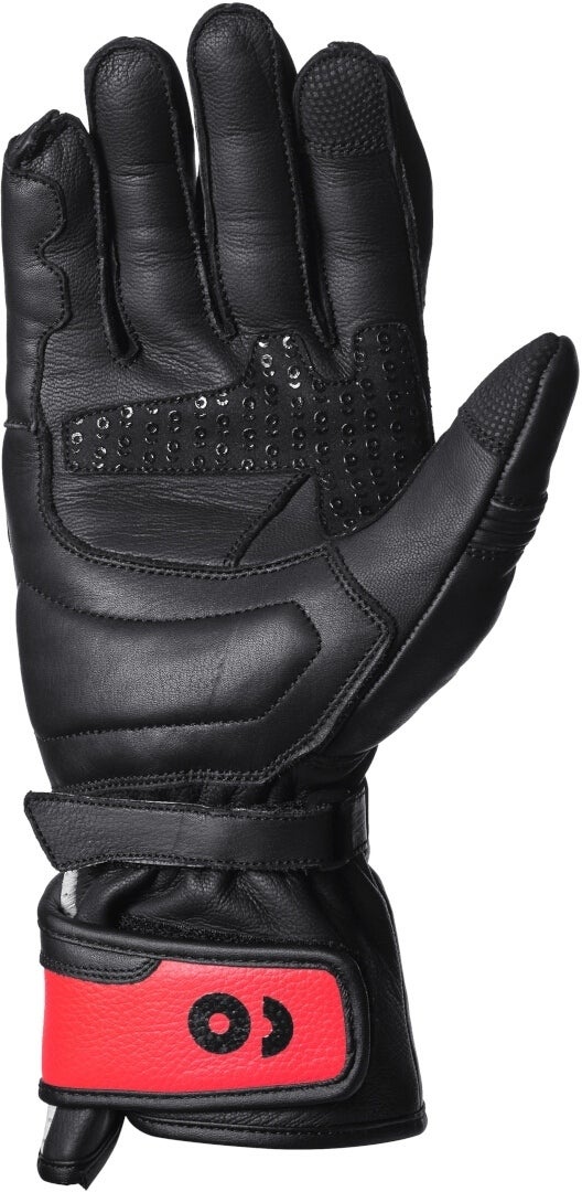 GMS GR-1 SF perforated Motorcycle Gloves black/white/red M Figure 2