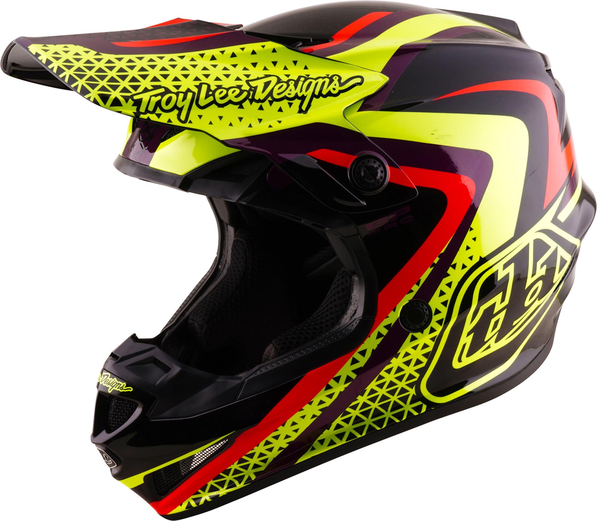 Troy Lee Designs GP Pro MIPS Slides Youth Motocross Helmet Y/M (50/51) Figure 1