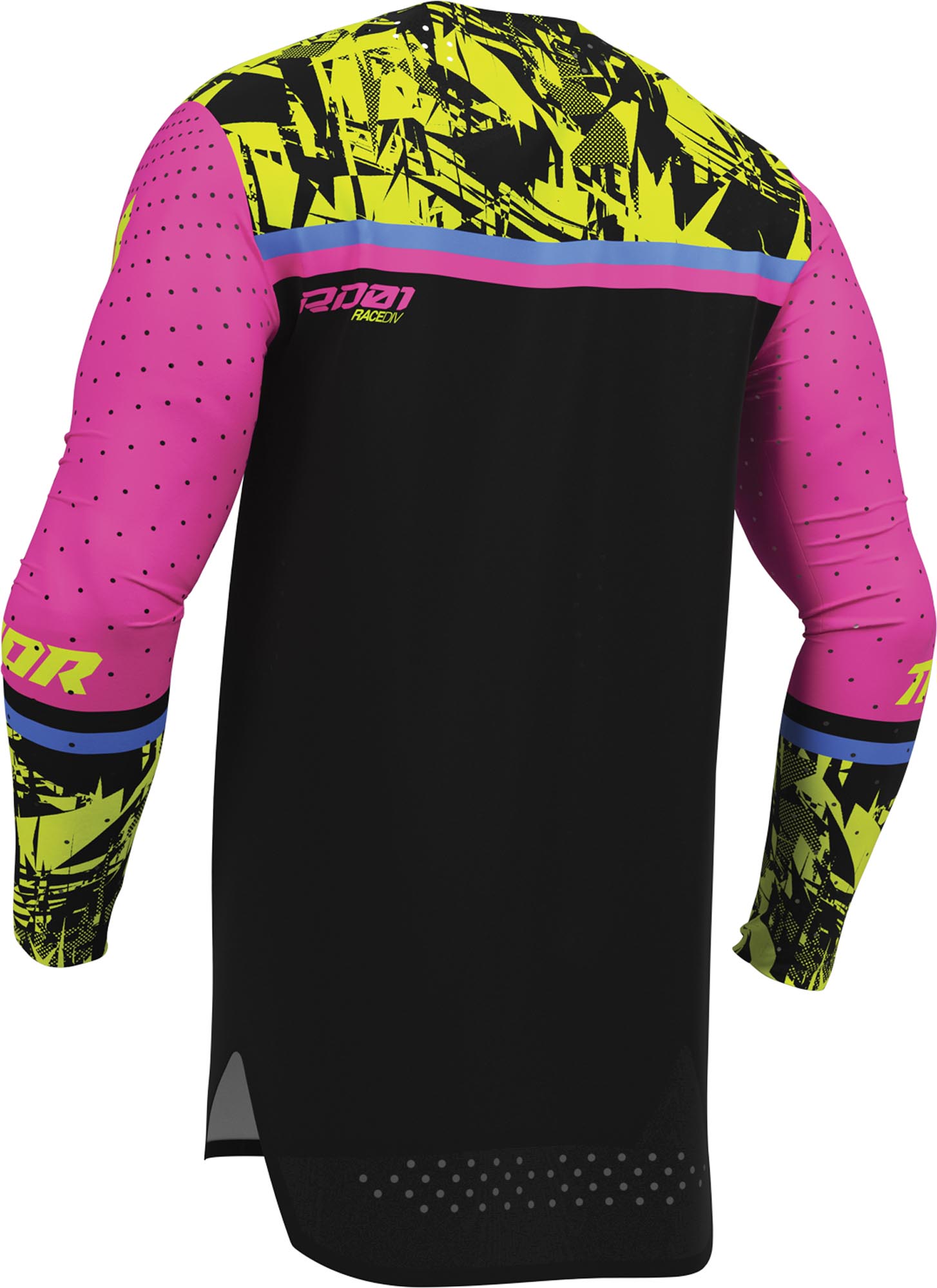 Thor Sportmode Punkd Motokros dres črno/rumeno 2XL Slika 2