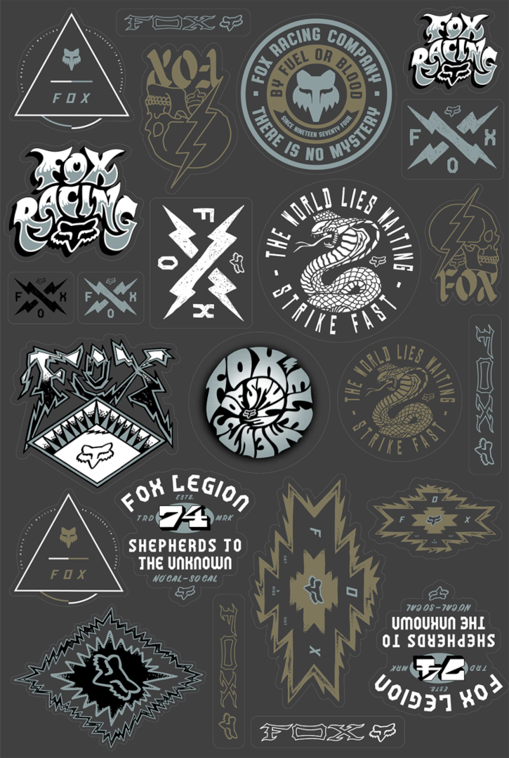 FOX Cascadia Set de abțibilduri Figura 1