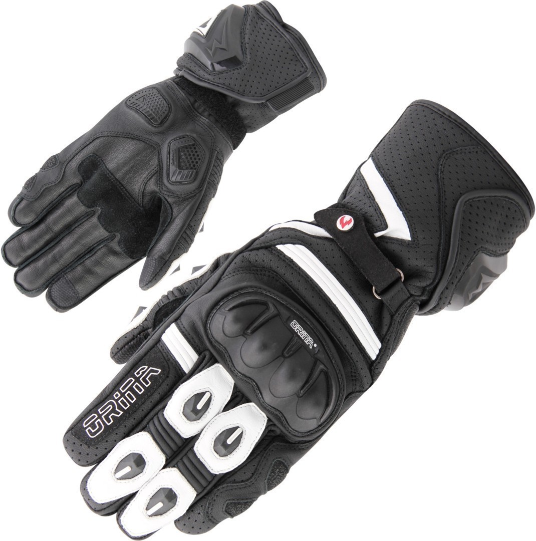 Orina Nero perforated Motorcycle Gloves 9 (L) Figure 1