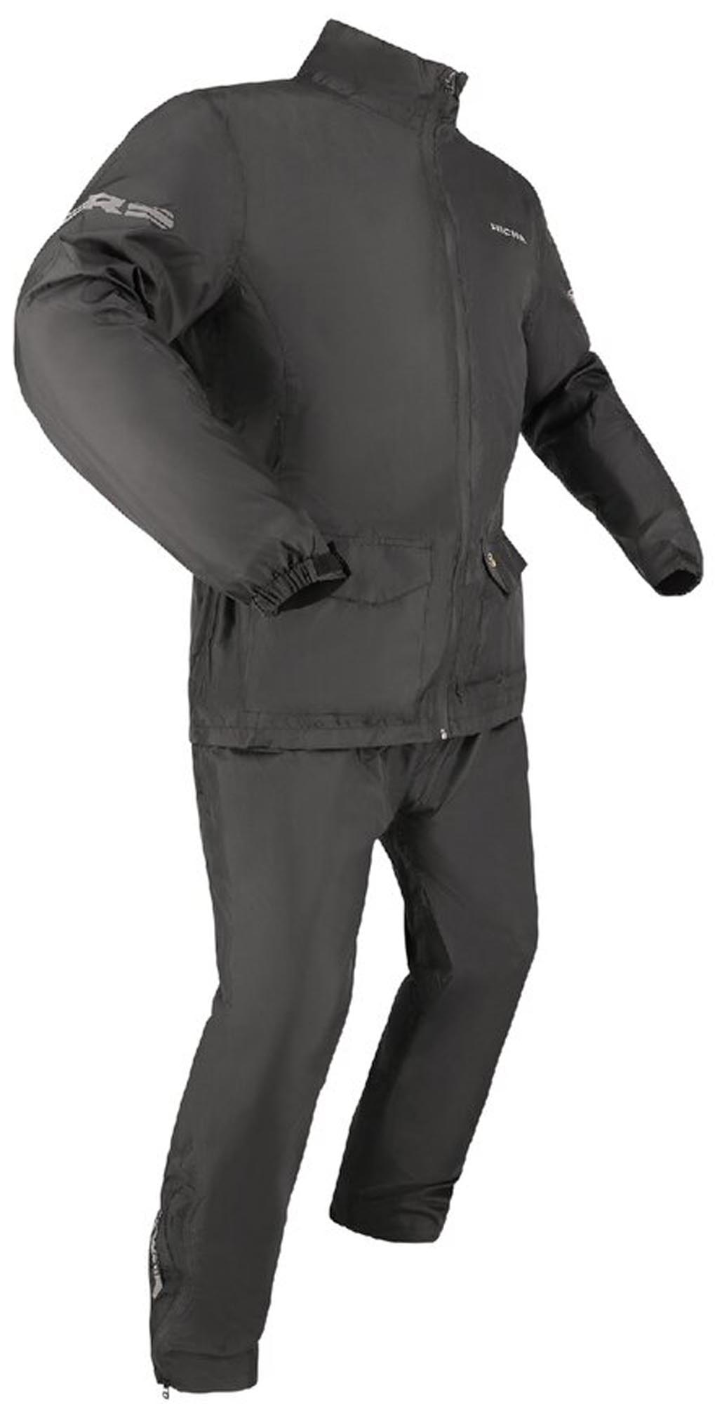 Richa Monsoon Tweedelig Motorfiets Regenpak Zwart M Figuur 1