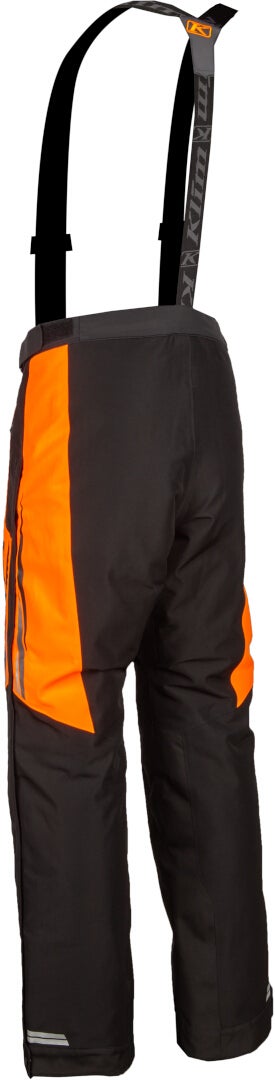 Klim Kaos 2022 Snescooter Bib Bukser sort/orange M Figur 2