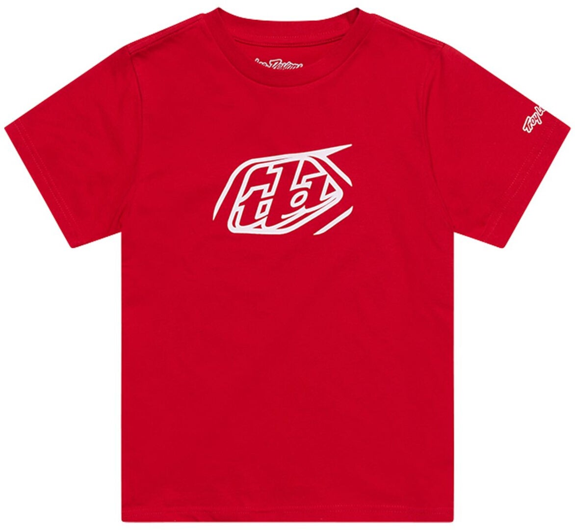 Troy Lee Designs Badge Kids T-shirt rød YL Figur 1