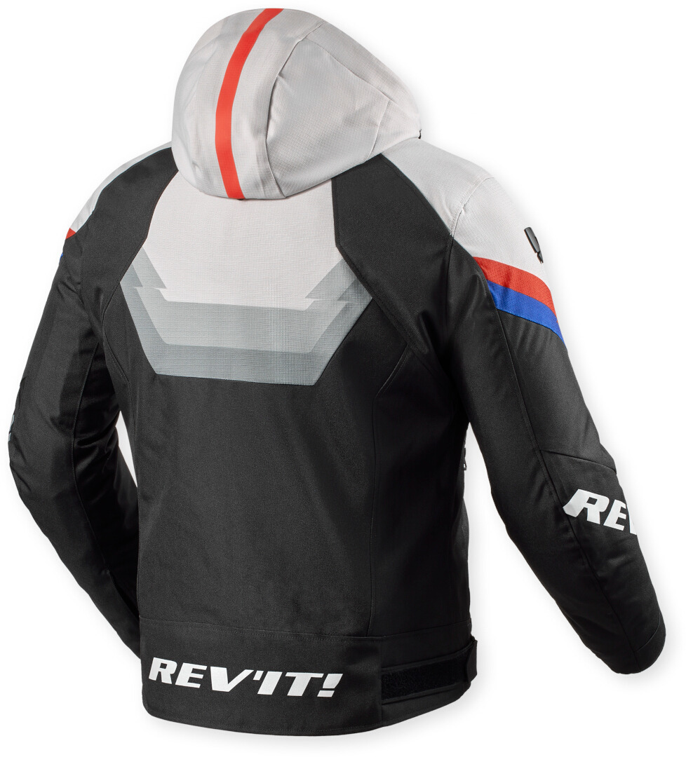 Revit Quantum 3 H2O wasserdichte Motorrad Textiljacke schwarz/hellgrau M Abbildung 2