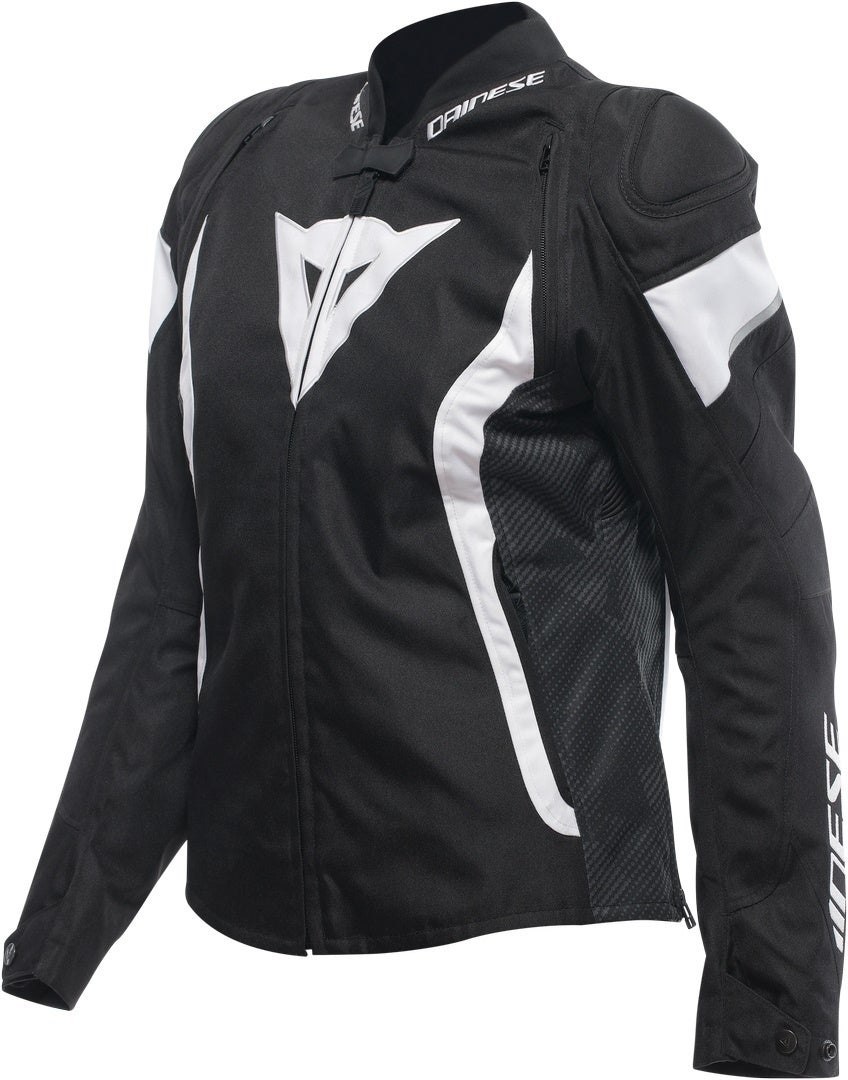 Dainese Avro 5 Ladies Motorcycle Textile Jacket black/white 42 Figure 1