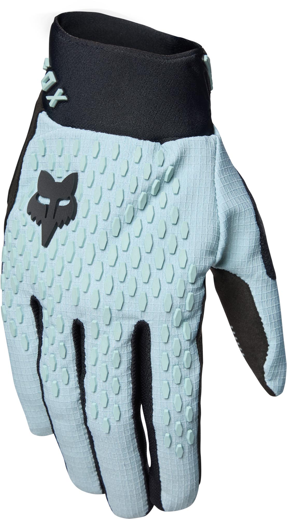 FOX Defend Ladies Bicycle Gloves light blue/black M Figure 1