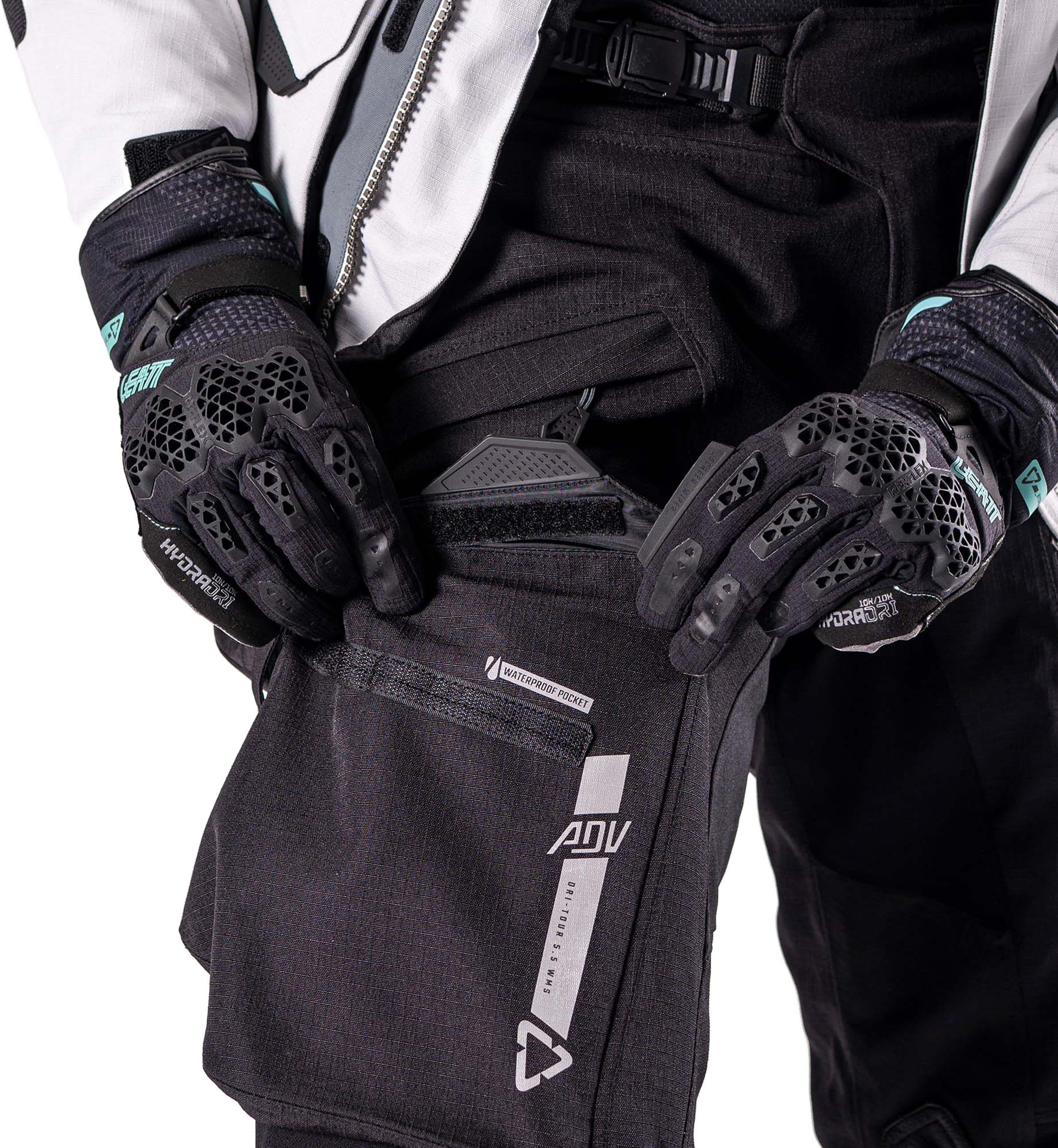 Leatt ADV DriTour 5.5 waterproof Ladies Motorcycle Textile Pants 3XL Figure 6