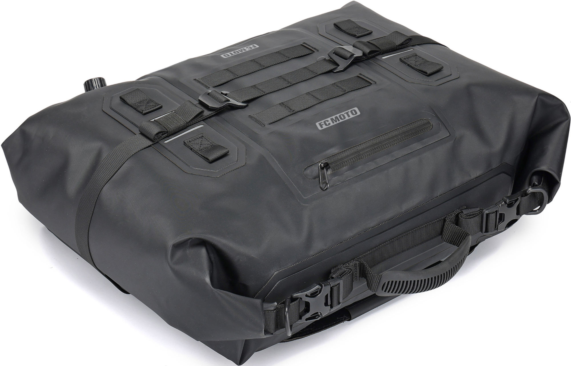 FC-Moto Ever-ST Roll-Top 32-40 L Geantă de voiaj Negru de carbon Figura 1