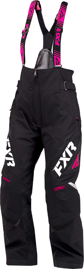 FXR Adrenaline 2023 Pantaloni de tip bob pentru damă pe snowmobile Negru/roz 2 Figura 1