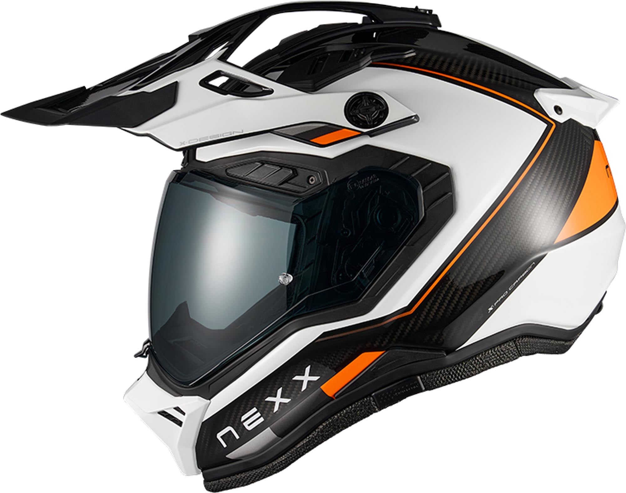 Nexx X.Rally Raid Carbon Capacete de Enduro preto/branco/laranja L (59/60) Figura 3