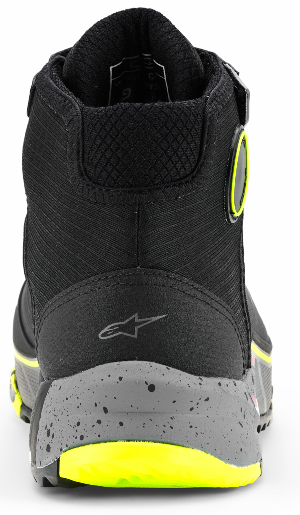 Alpinestars CR-X Drystar Motorcykel Skor svart/grå/gul 13 (47) Figur 6