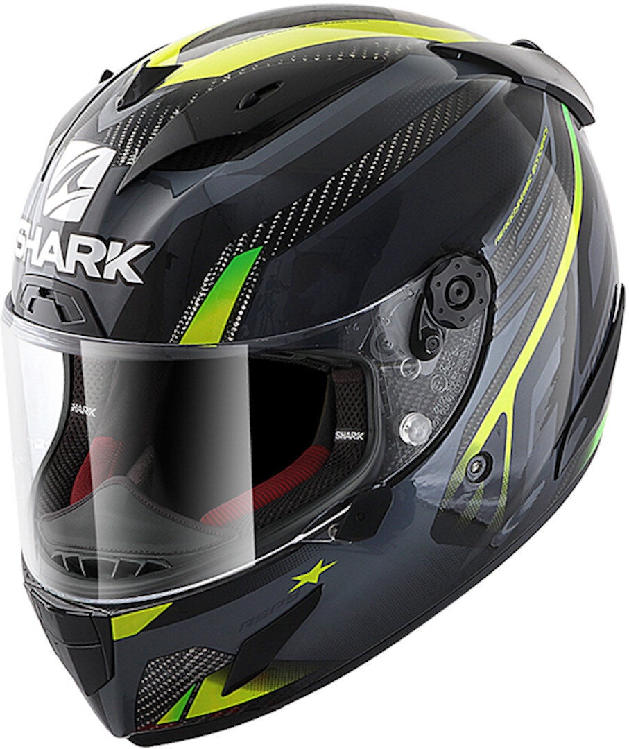 Shark Race-R Carbon Pro Aspy Integralhelm carbon/gelb S (55/56) Abbildung 1