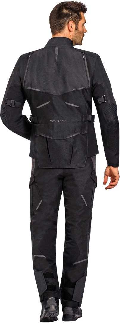 Ixon Eddas Motorcycle Textile Jacket black/grey XL Figure 4