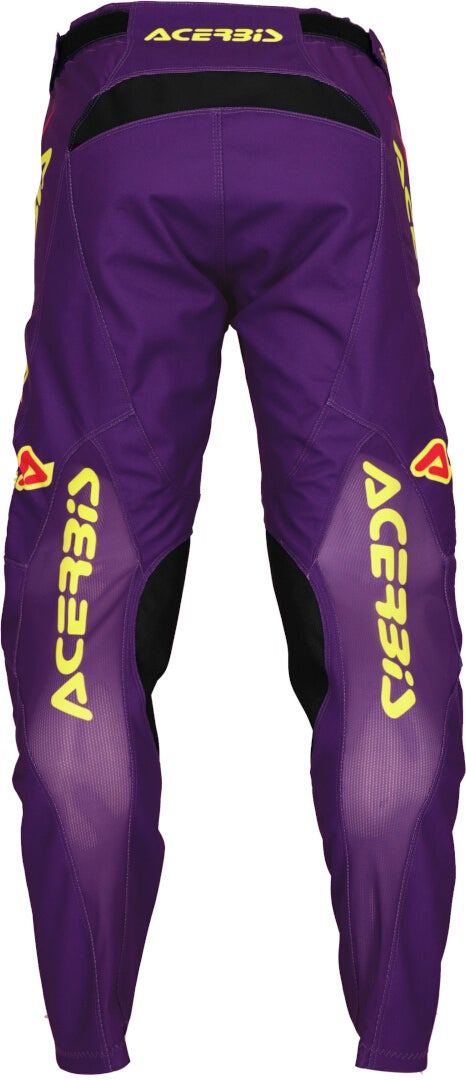 Acerbis MX-Track Askar Pantaloni da motocross viola/giallo 30 Figura 5