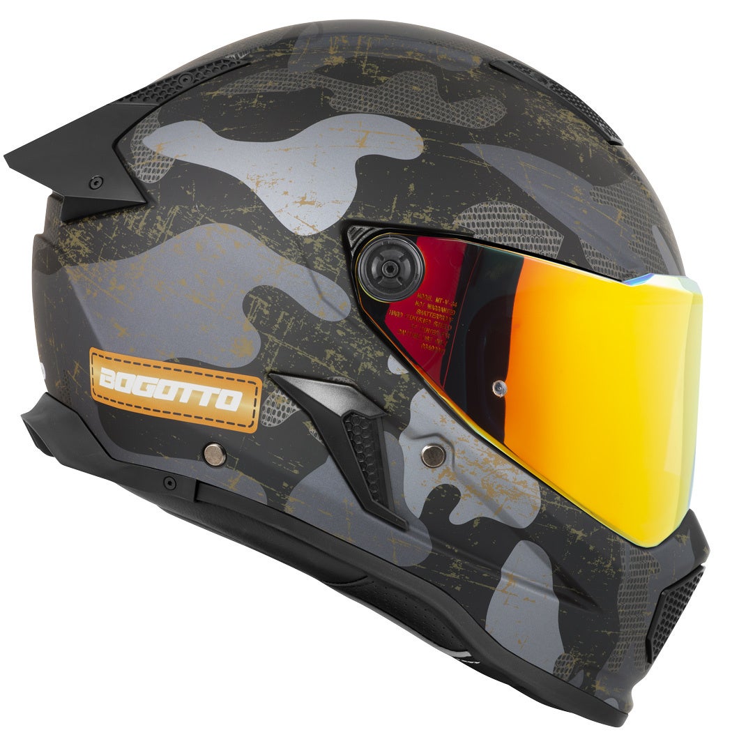 Bogotto Rapto Camo Casco nero opaco/grigio 2XL Figura 16