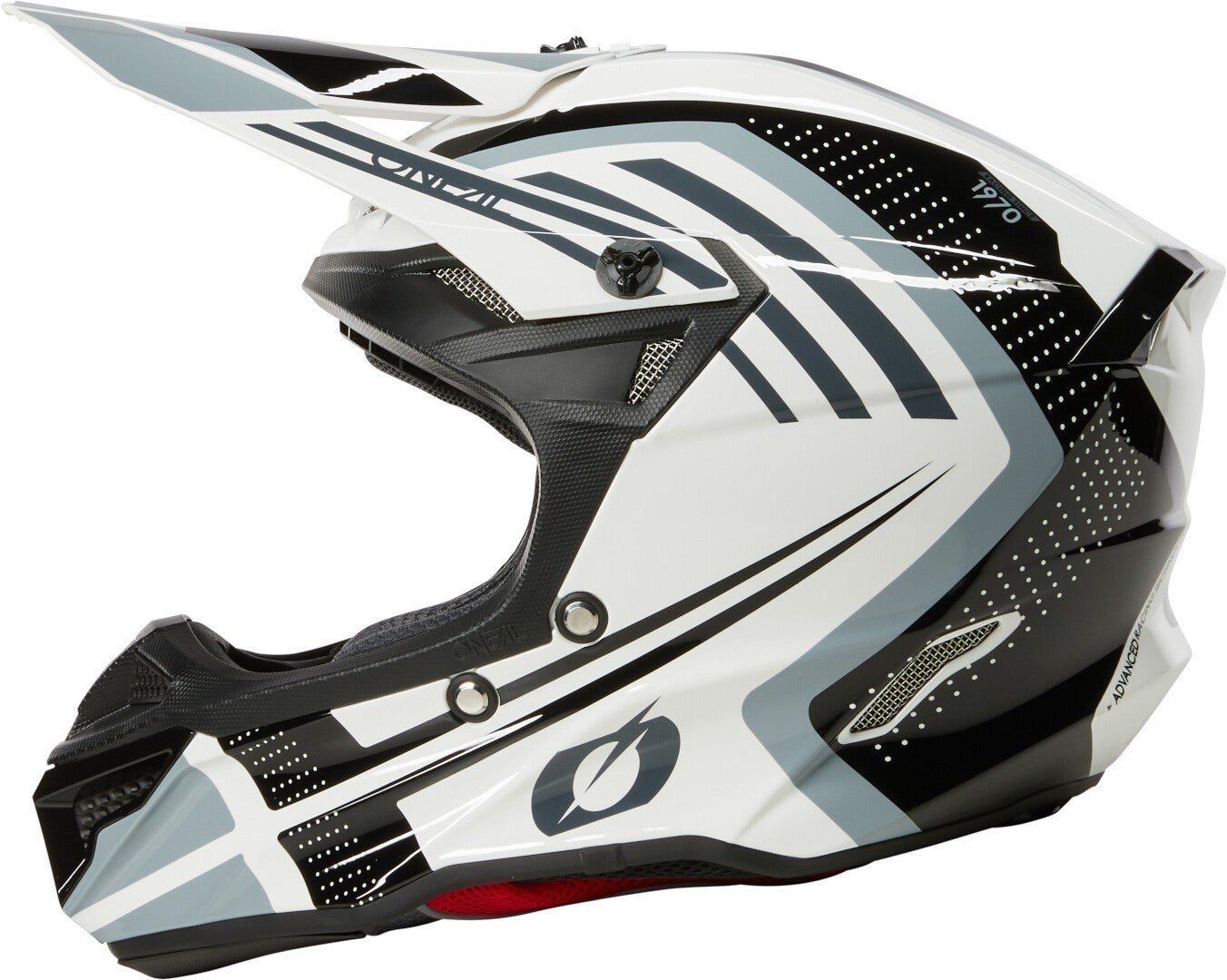 Oneal 5SRS Polyacrylite Spike Casco da motocross Bianco/nero S Figura 6