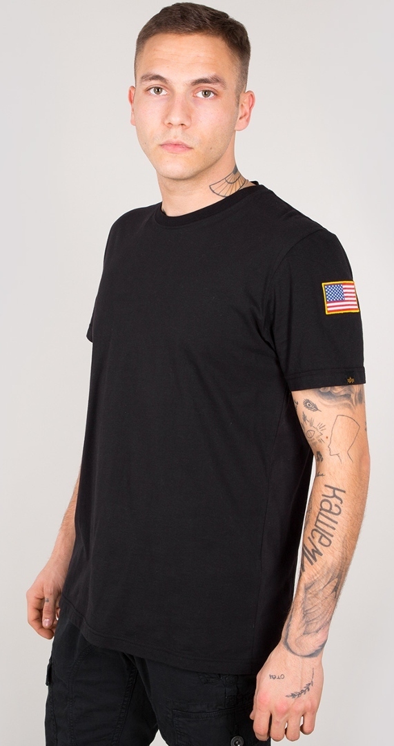 Alpha Industries NASA T-Shirt schwarz M Abbildung 1
