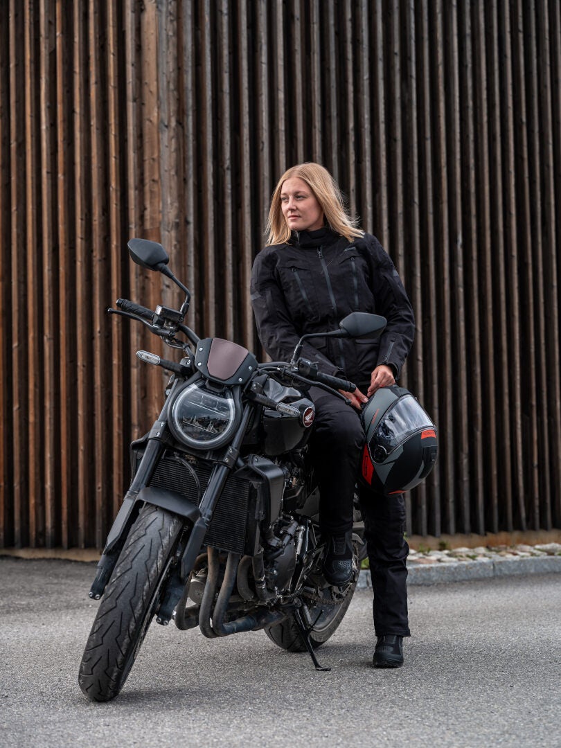 Halvarssons Gruven waterproof Ladies Motorcycle Textile Jacket black 46 Figure 3