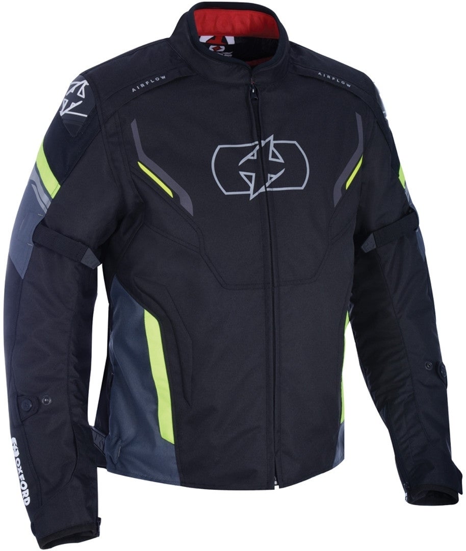 Oxford Melbourne 3.0 Motorrad Textiljacke schwarz/neon M Abbildung 1