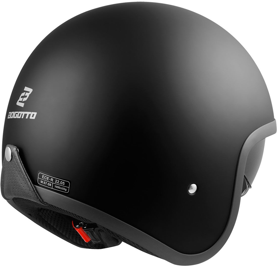 Bogotto V537 Solid Jethelm schwarz XL Abbildung 3