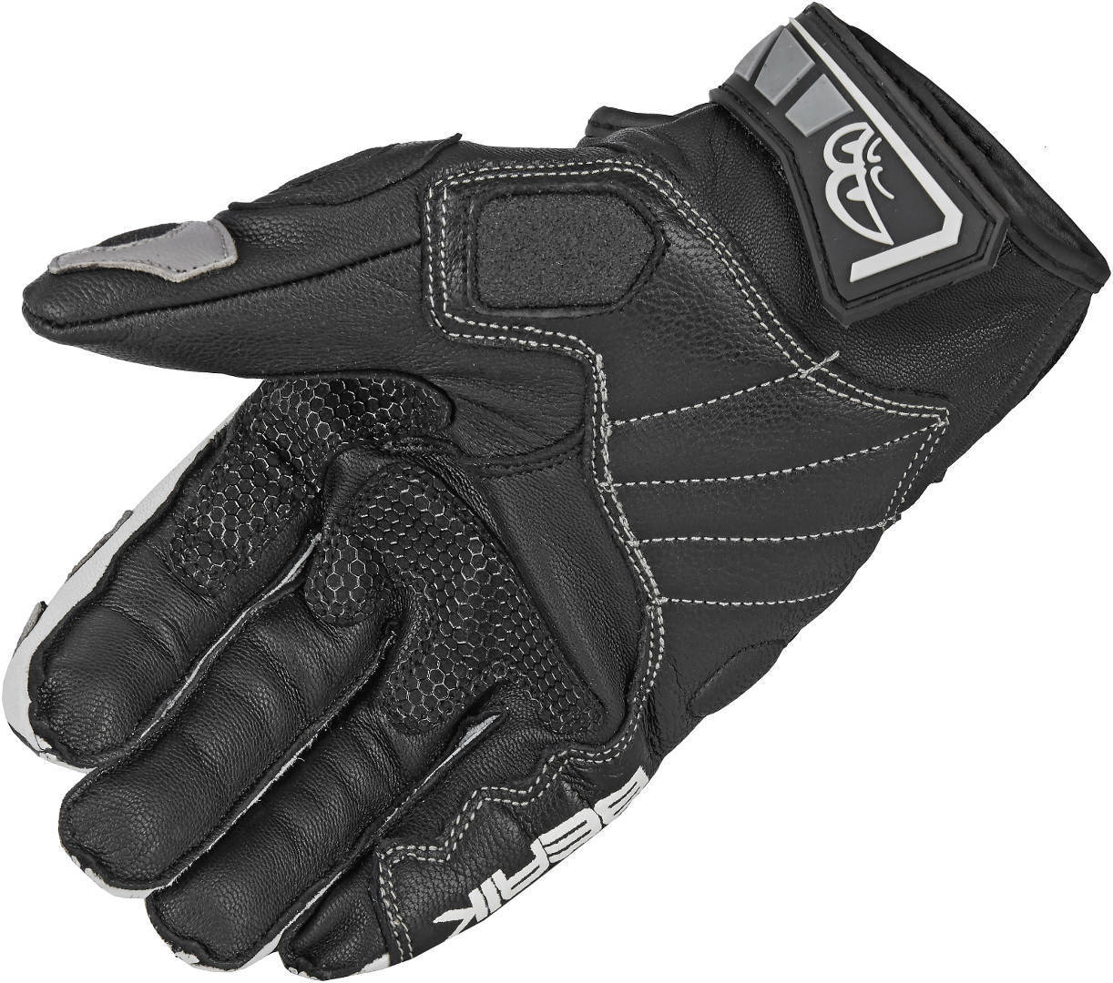 Berik Sprint Motorcykel handsker sort/grå/hvid L Figur 4