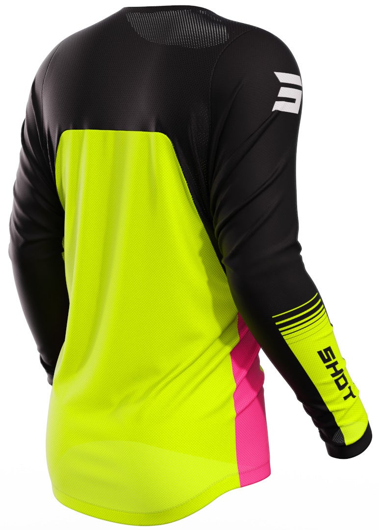 Shot Contact Tracer Motorcross jersey neongeel 5XL Figuur 2