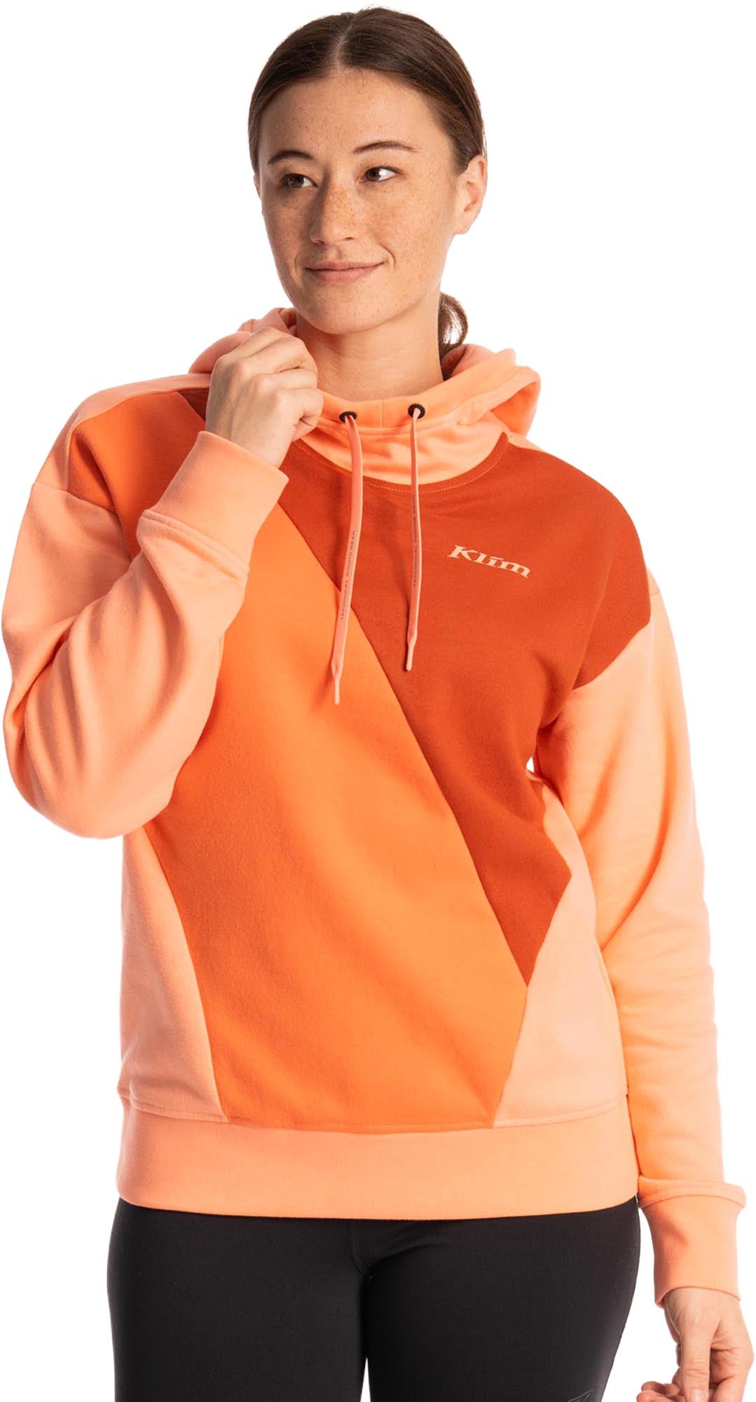 Klim Mori Point レディースフーディー サーモン XL 図3