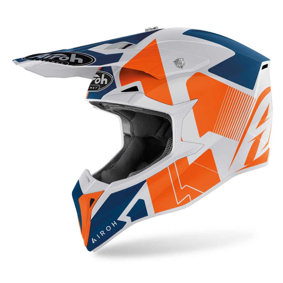 Airoh Wraap Raze Motocross Helm orange matt M (57/58) Abbildung 1
