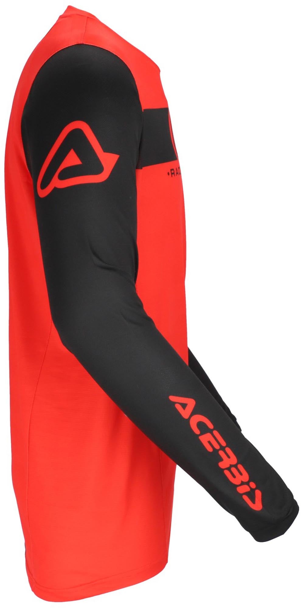 Acerbis MX J-Track Inc 2.0 Logo Motocrosstrøje sort/rød L Figur 4