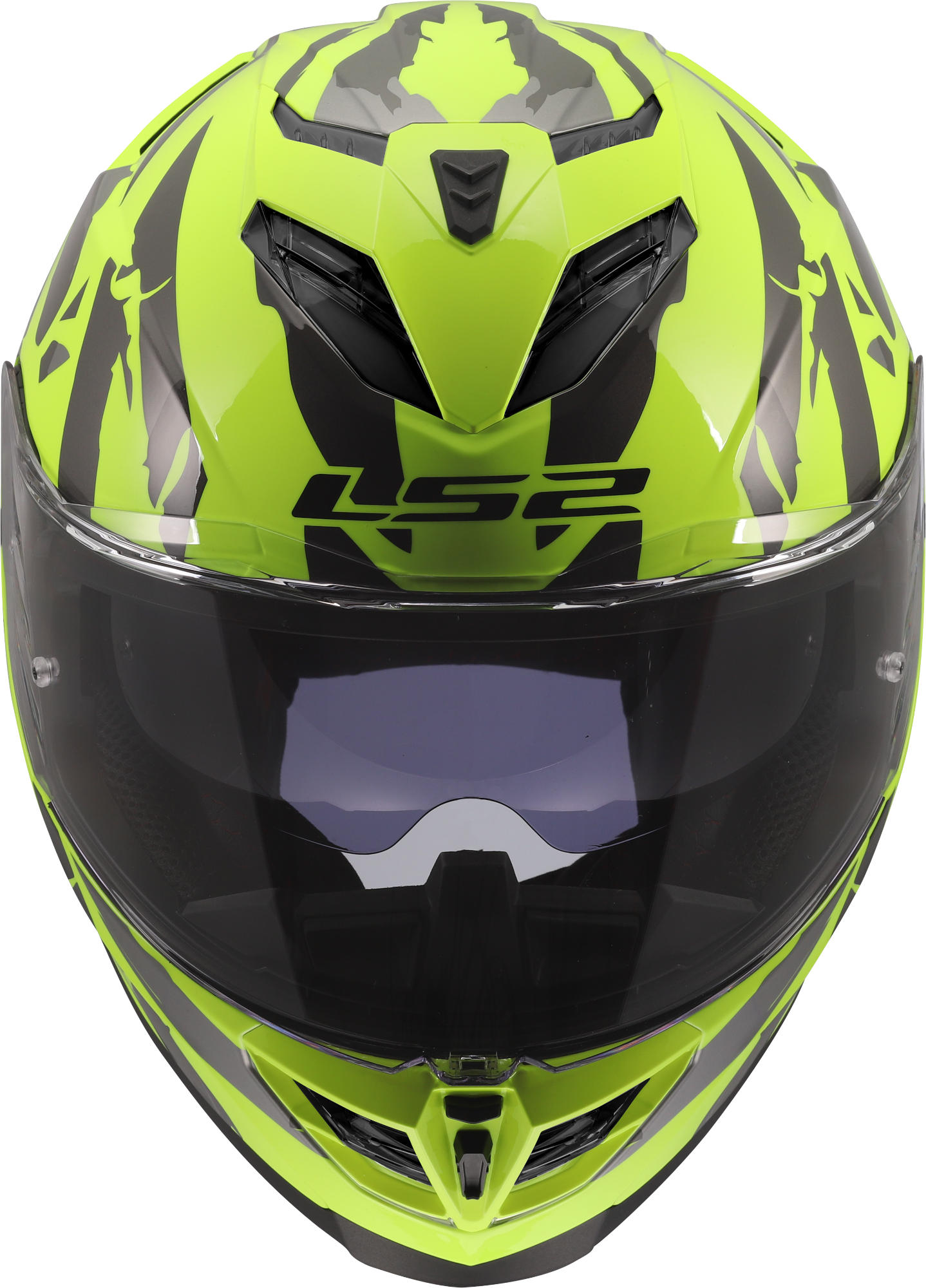 LS2 FF818 Storm III Kaos Hjelm gul/sort M (57/58) Figur 7
