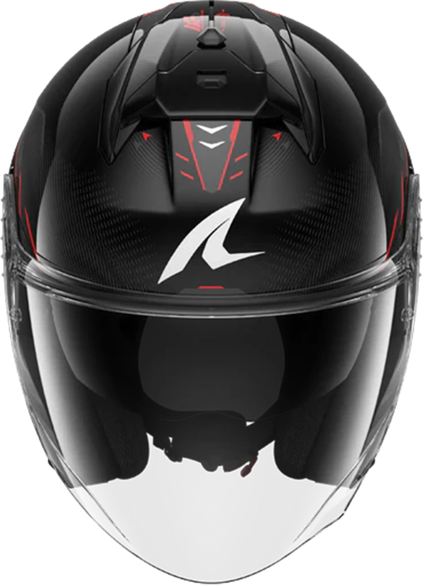 Shark Skwal Jet Cup Speed-Tech Hjelm Sort/rød/antracit M (57/58) Figur 3