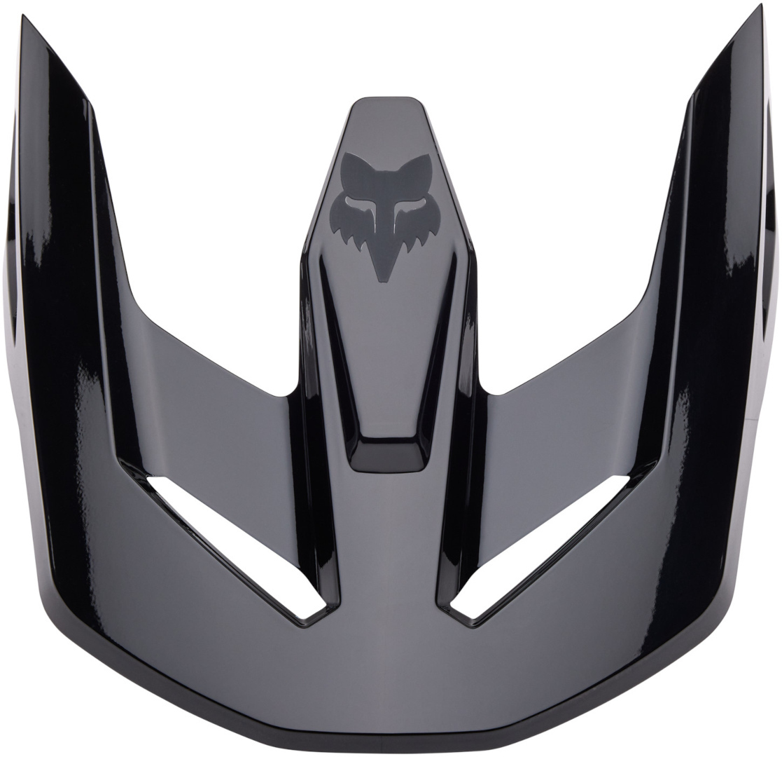FOX V1 Solid ヘルメットピーク 黒 XL/XXL 図1