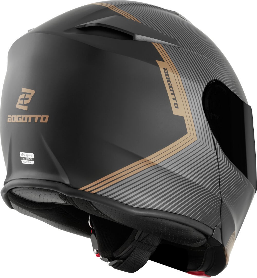 Bogotto H271 Wayke Helmet black matt/brown S Figure 4